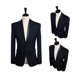 Mens Stylish Casual Slim Fit One Botton Suits